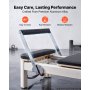 VEVOR Máquina de Pilates Reformer 2,35 m, de Aleación de Aluminio, Carga hasta 181,4 kg, para Uso Doméstico y Entrenamiento en Gimnasio, con Resortes, para Usuarios Avanzados y Principiantes