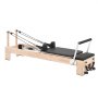 VEVOR Pilates Reformer 2.4 m Pilates Machine 181 kg Capacity Rubberwood, for Home Use and Gym Workout, with Jump Board, Springs, Sitting Box, and Adjustable Headerest, for Advanced Beginners Users