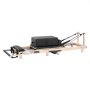 VEVOR Máquina de Pilates Reformer Plegable de 2,31 m, de Madera de Caucho, para Uso Doméstico y Entrenamiento en Gimnasio, Carga hasta 181,4 kg, con Resortes, para Usuarios Avanzados y Principiantes
