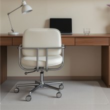 VEVOR Alfombra para Silla 122x914 cm Rectangular de PVC para Suelos de Alfombra