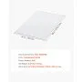 VEVOR Alfombra Protectora para Suelos Duros 1219,2 x 762 mm Rectangular Alfombrillas de PVC para Silla de Oficina Antideslizante Fácil de Limpiar Deslizamiento Suave para Hogar, Oficina, Transparente