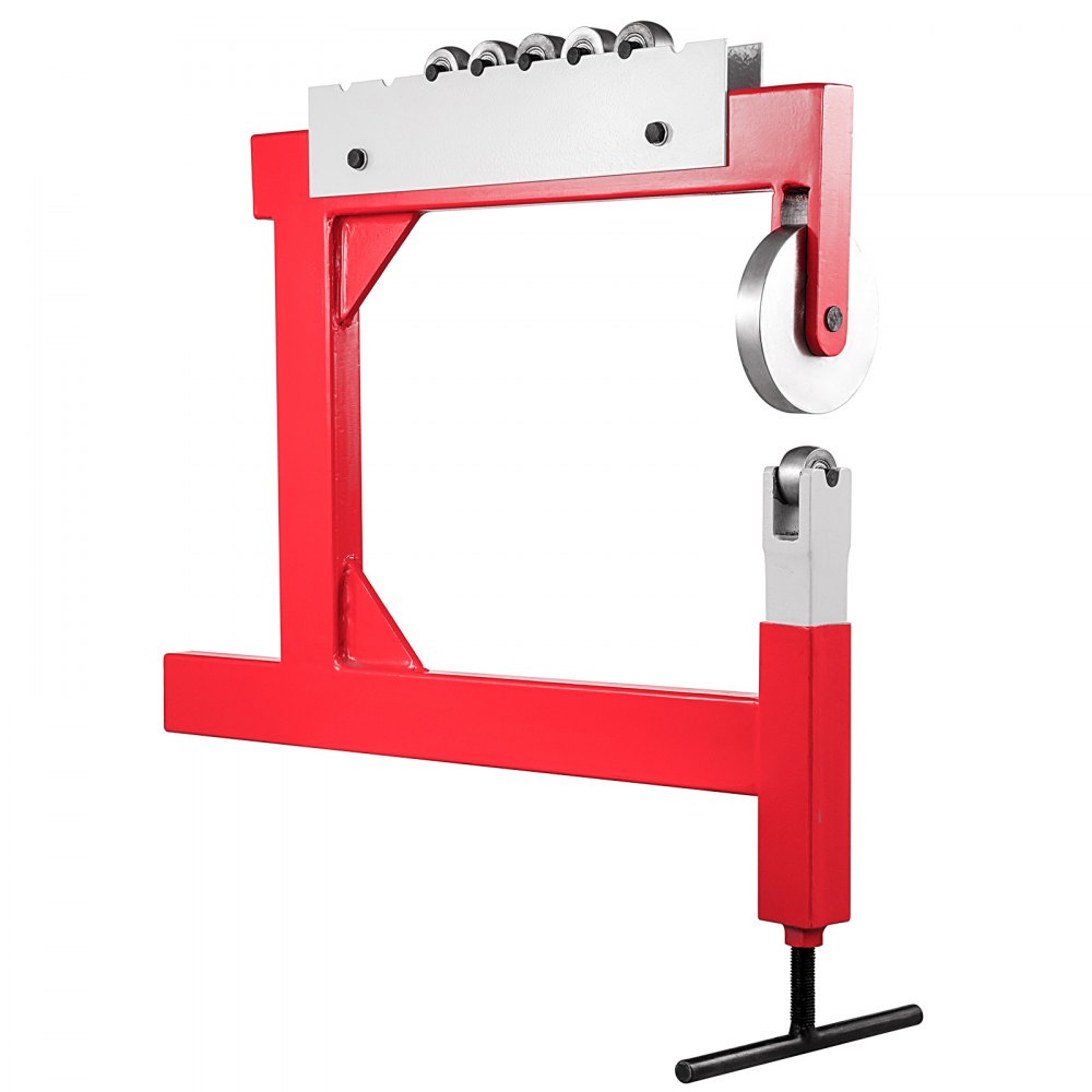 Rueda Inglesa, Rueda Inglesa Chapa,para Conformación De Chapa De Metal, Rojo