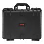 VEVOR Estuche Rígido para Pistola con Revestimiento de Espuma XPE, Funda para 5 Pistolas, Resistente al Agua y Polvo con Interior Personalizable y Asa 475 x 415 x 215 mm, Negro, Cumple con la TSA
