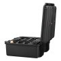 VEVOR Hard Pistol Case, Heavy Duty Hard Gun Case with XPE Foam Lining, Waterproof Pistol Storage Box with Customizable Interior & Handle for Gun, Lenses, Camera, Gear, TSA Compliant, 491x434x211 mm