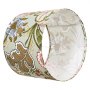 VEVOR Lampshade Drum 33 x 33 x 25 cm (top x bottom x height), 2 pcs. medium replacement shades made of linen + PVC, lampshade for table lamps, floor lamps, pendant lights (dark floral)