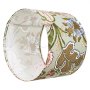 VEVOR Lampshade Drum 33 x 33 x 25 cm (top x bottom x height), 2 pcs. medium replacement shades made of linen + PVC, lampshade for table lamps, floor lamps, pendant lights (dark floral)