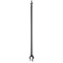 VEVOR Chain Link Fence Extensions, 18 Packs 695 mm Extension Height, Galvanized Post Extender for 32 to 38 mm Top of Fence, U Bracket, Barbed Wire Extend Arm for Privacy, Prevent Dogs Jumping Out