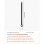 VEVOR 9 PCS Extensiones de Cerca de Alambre de Cadena, Extensor de Poste Galvanizado de Cerca de 69,5 cm, Soporte en U Brazo Extensible de Alambre de Púas para Evitar que Las Mascotas Salten