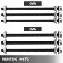 Juego de pernos de montaje de 6 mm y 8 mm para divisor de cárter VEVOR