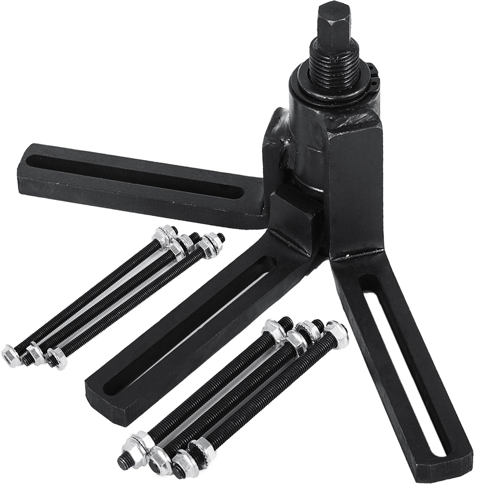 Divisor de cárter VEVOR con pernos y brazos ajustables para mantenimiento del motor.