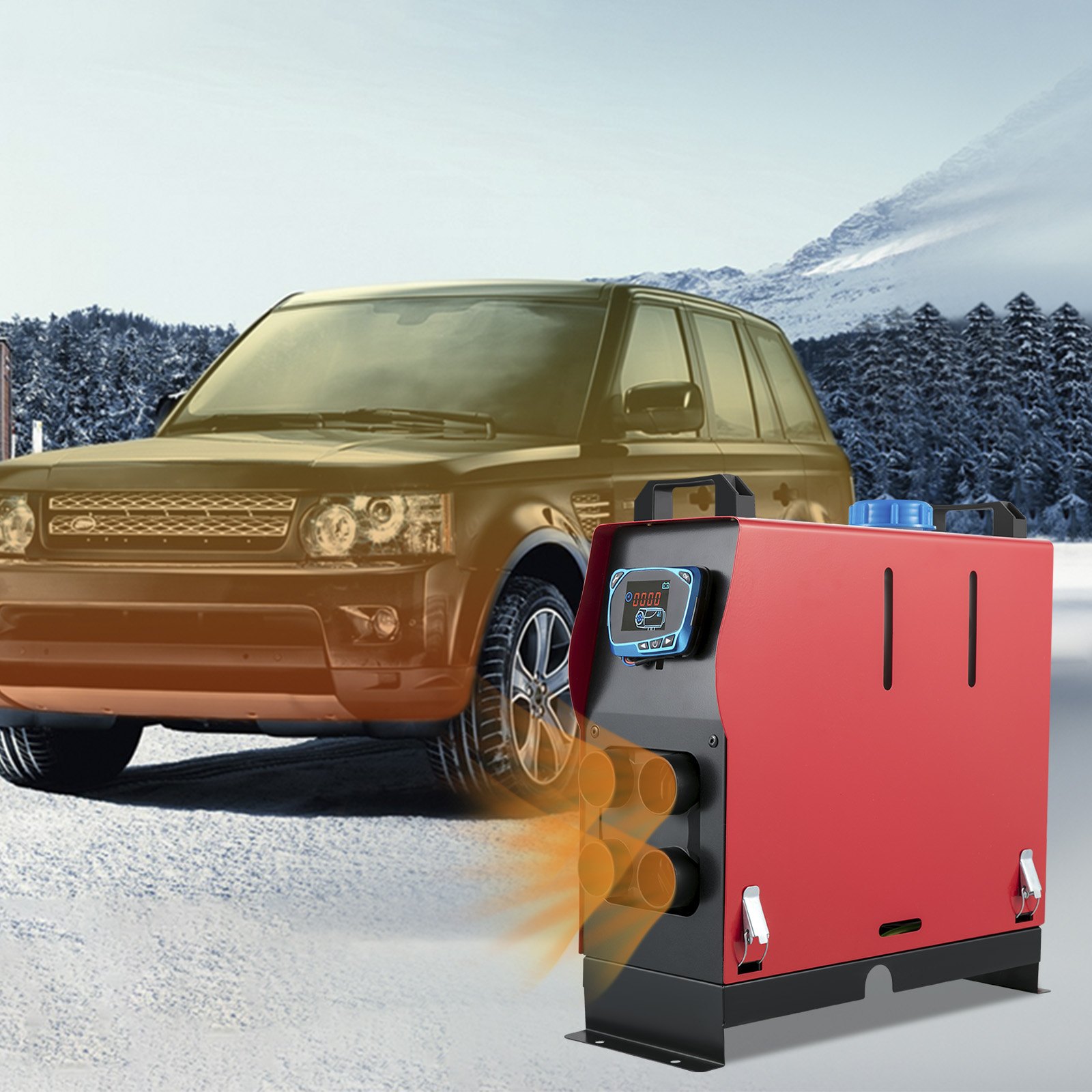VEVOR Coche Calentador de Aire Diesel para Camiones Rv 12V 5KW (con Pantalla LCD)