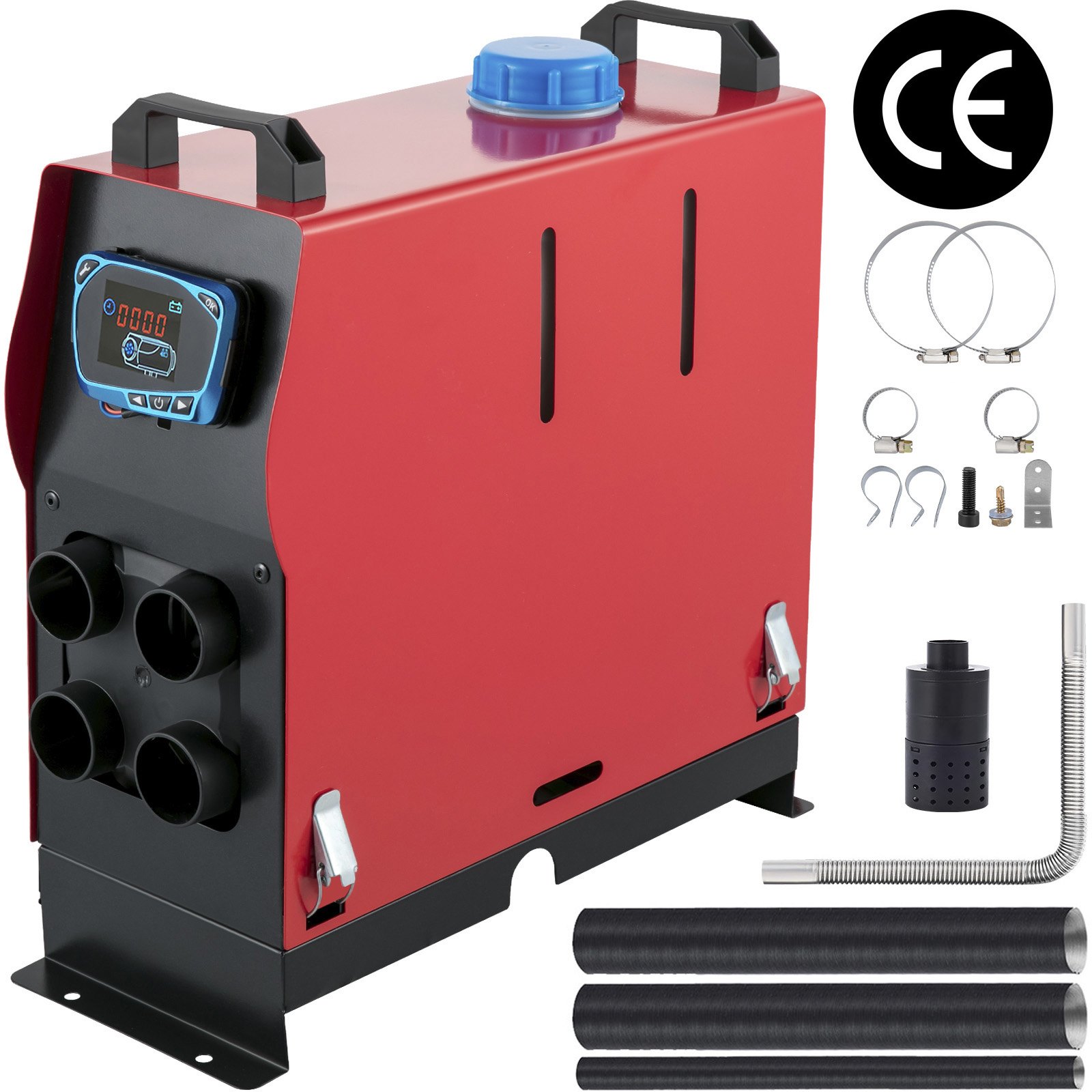 VEVOR Coche Calentador de Aire Diesel para Camiones Rv 12V 5KW (con Pantalla LCD)