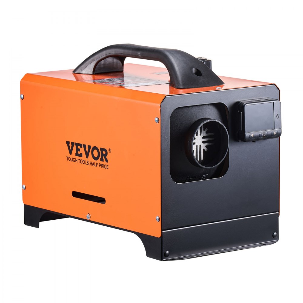 VEVOR Calentador de Aire Diésel 12-24V 8KW Consumo 0,18-0,36 L/h Calefacción Estacionaria 0-40 °C Ajustable con Control Remoto Pantalla LCD Bajo Ruido Tanque de 5 L para Camión, Barco, Caravana