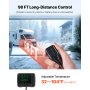 VEVOR Calentador de Aire Diésel 12-24V 8KW Consumo 0,18-0,36 L/h Calefacción Estacionaria 0-40 °C Ajustable con Control Remoto Pantalla LCD Tanque de 5 L para Camión, Barco, Furgoneta, Caravana