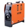 VEVOR Calentador Diésel Portátil Todo en Uno 12 V 5 kW 0,16-0,52 L/h Calentador de Aire Diésel 8~36°C Ajustable 15-20 m² Mando a Distancia LCD Inteligente Depósito de 5 L para Barco RV Auto Interior