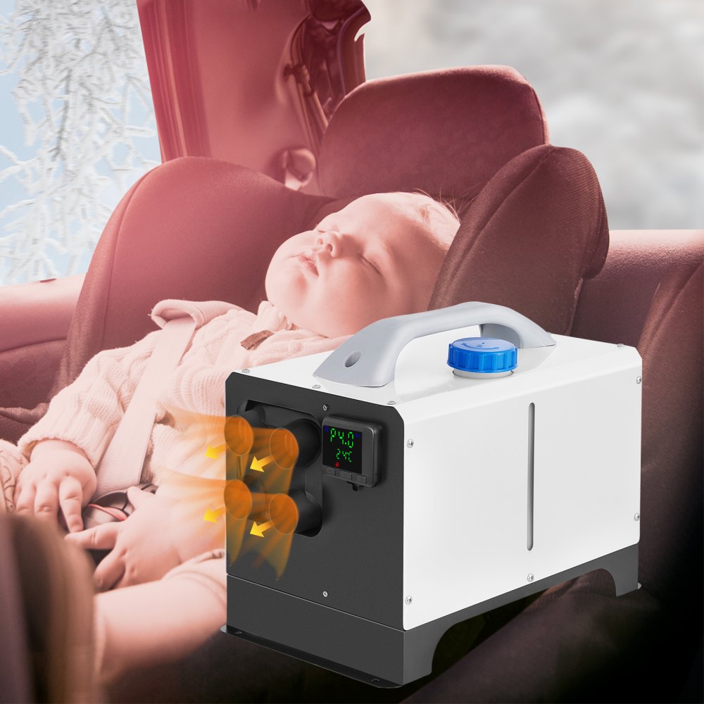 VEVOR Calentador Coche de Aire Diésel 12V 5 kW Calefacción Estacionaria Diésel -40 °C - 80 °C Calentador de Estacionamiento Diésel Estática