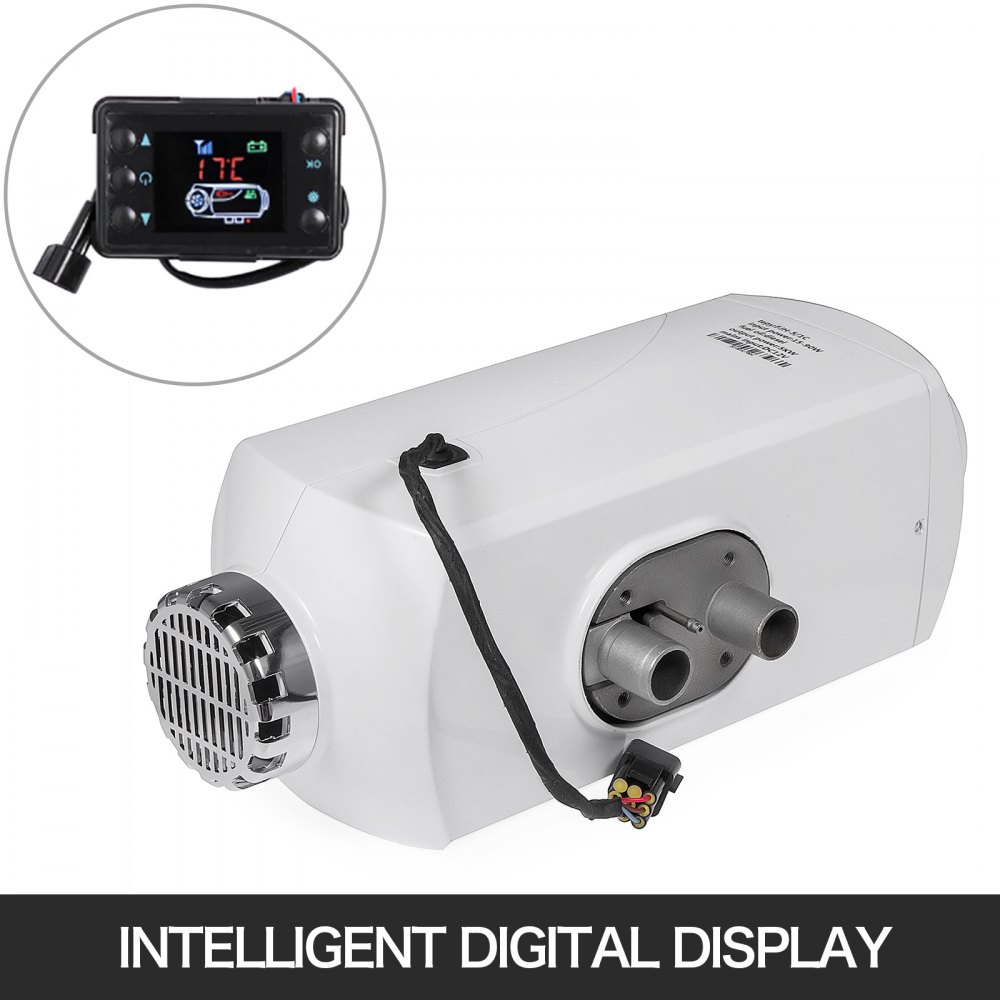 Air Heater Calentador De Aire Diesel 12v 5kw Con Silenciador 2 X Conducto Lcd