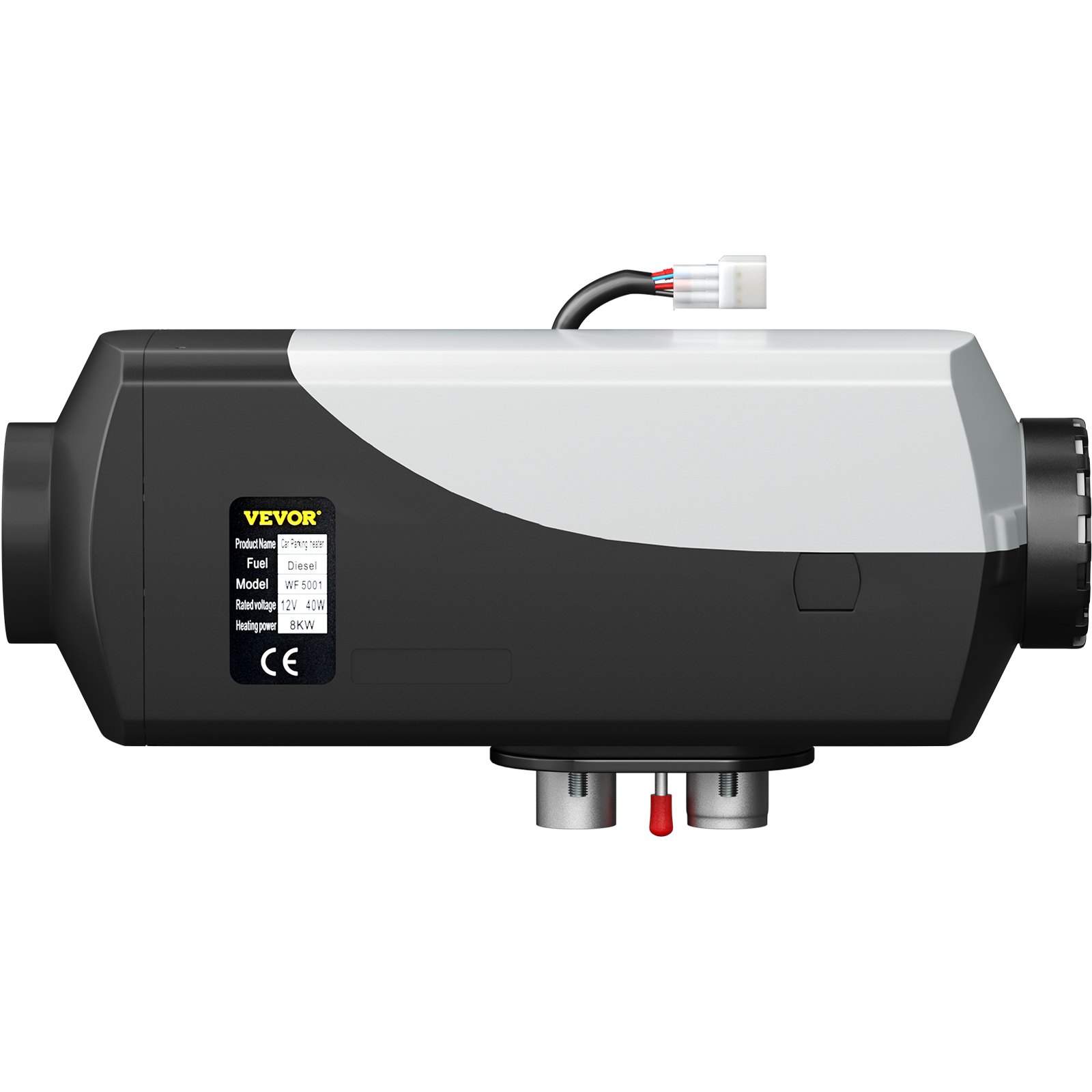 5kw 12v Calentador De Aire Diesel, Monitor Lcd Calefactor Camiones Bus Barcos