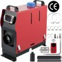 VEVOR Calentador Coche de Diesel 12V 2KW Calentador de Aire de Diesel de Alumnio con Interruptor Lcd y 1 Salida de Aire Calefación Estacionaria para
