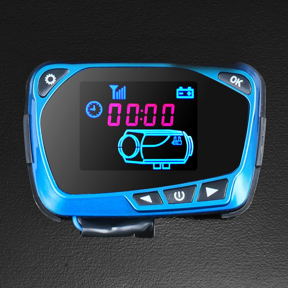 VEVOR Calentador de Aire Diesel 12V 5-8KW Calentador de Combustible Calefacción Estacionaria Diesel Calentador Coche Diesel Aire Calentador de Estacionamiento de una Salida de Aire Interruptor LCD