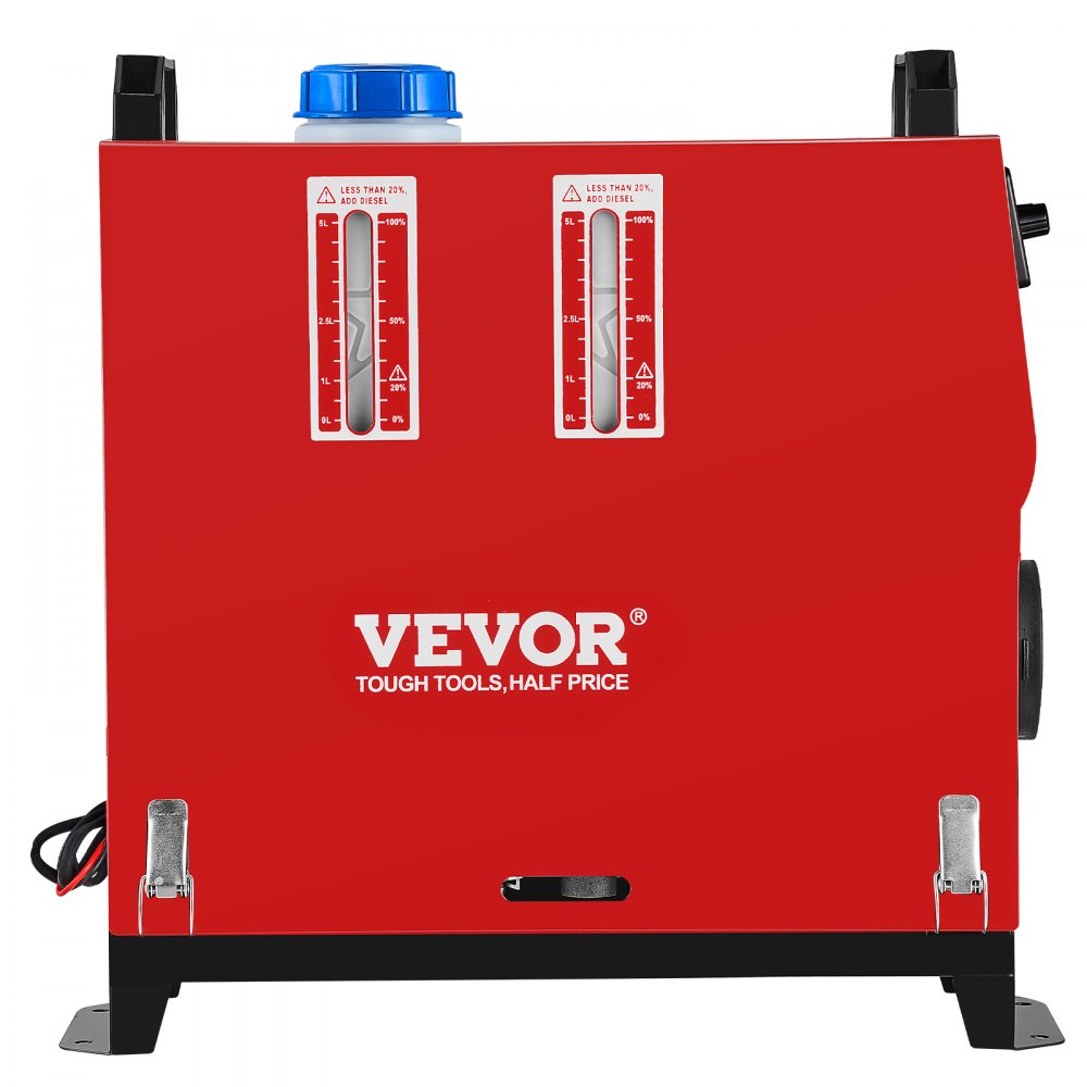VEVOR Calentador Coche de Diesel 12V 8KW Calentador de Aire de Diesel de Alumnio con Interruptor Lcd y 1 Salida de Aire para Camión Furgonetas Rv