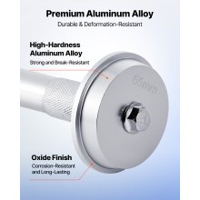 VEVOR Juego de Prensas para Cojinetes, 10 Piezas, incluye 9 Bujes y Mango, para Desmontar e Instalar Cojinetes, Fabricado en Aleación de Aluminio y con Estuche, para Aficionados al Bricolaje