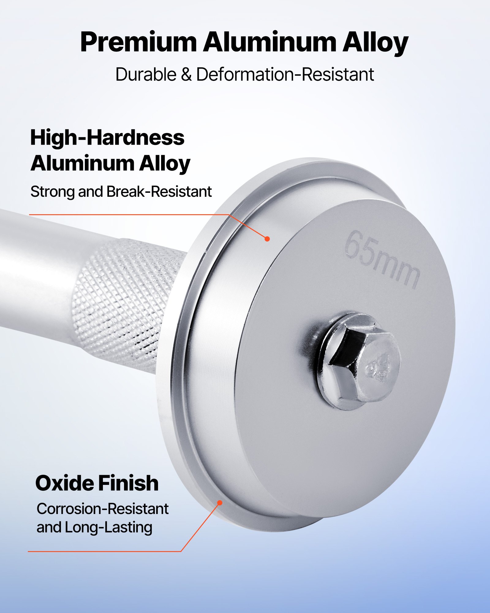 VEVOR Juego de Prensas para Cojinetes, 10 Piezas, incluye 9 Bujes y Mango, para Desmontar e Instalar Cojinetes, Fabricado en Aleación de Aluminio y con Estuche, para Aficionados al Bricolaje