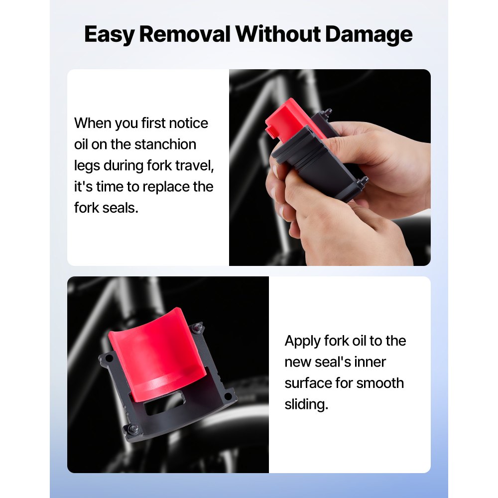 VEVOR Bearing Press Kit, 14 Pcs, Bearing Race and Seal Driver Set with Bushings and Adapters, Bushing Driver Tool Set, Heavy Duty Carbon Steel Seal Removal Installation Tool Kit with Storage Case