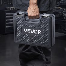 VEVOR Juego de Prensas para Cojinetes 25 uds, con Bujes y Llaves, para Extracción e Instalación, de Aleación de Aluminio con Estuche, para Mecánicos de Automóviles y Aficionados al Bricolaje