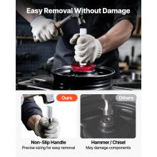 VEVOR Juego de Prensa de Cojinetes, Incluye 39 Bujes y Ejes de Agarre, para Desmontar e Instalar Cojinetes, Fabricado en Aleación de Aluminio con Estuche, 43 uds, para Mecánicos de Automóviles