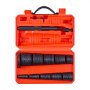 VEVOR Juego de Prensa de Cojinetes 52 uds, con 49 Bujes y Eje de Manija, para Extracción e Instalación, de Acero al Carbono con Estuche, para Mecánicos de Automóviles y Aficionados al Bricolaje