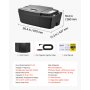 VEVOR Nevera Portátil para Coche 20 L con Compresor, Congelador Eléctrico para Coche Temperatura Ajustable de -16 °C a 10 °C, 12/24 V CC, Refrigerador para Automóvil Compatible para Tesla Model 3