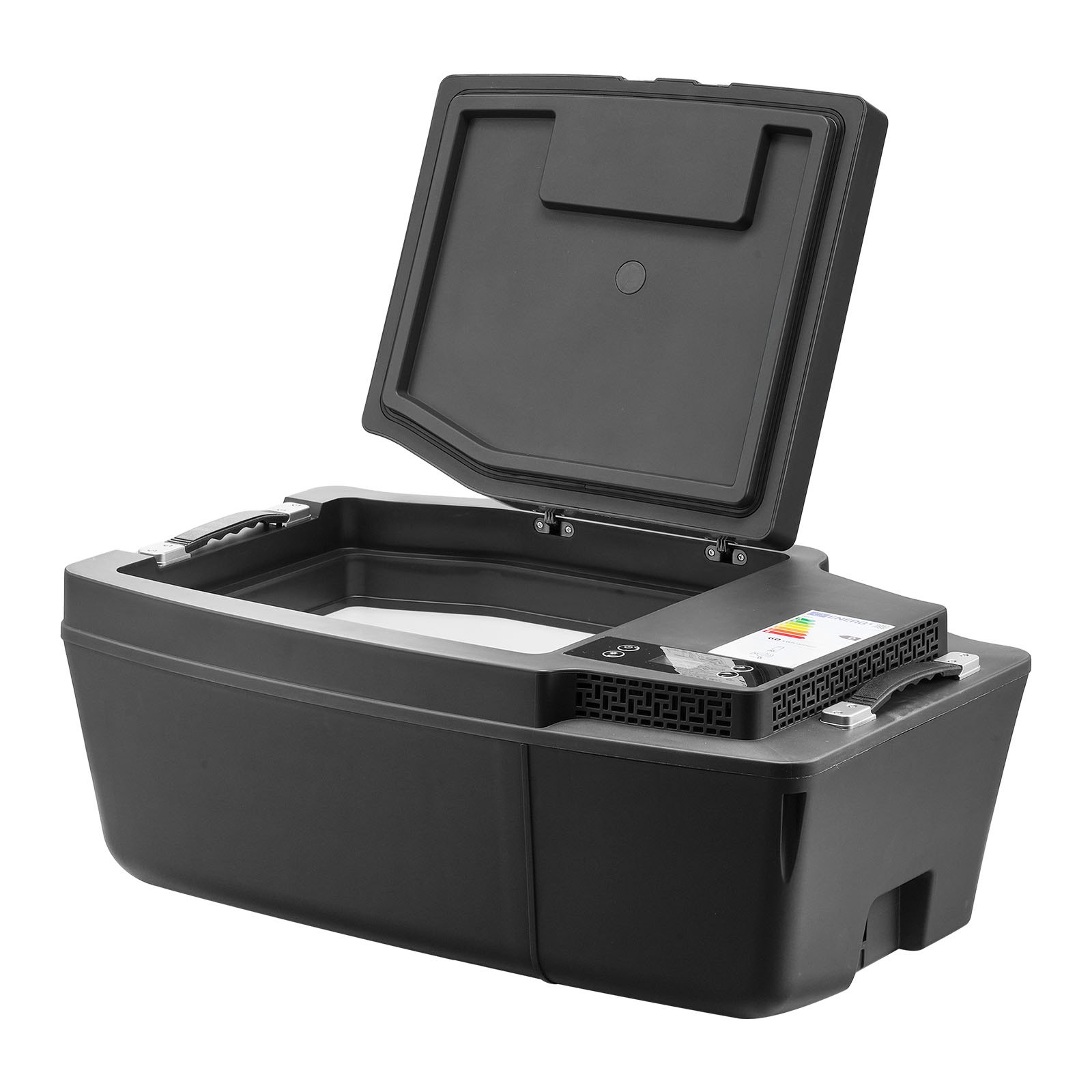 VEVOR Nevera Portátil para Coche 20 L con Compresor, Congelador Eléctrico para Coche Temperatura Ajustable de -16 °C a 10 °C, 12/24 V CC, Refrigerador para Automóvil Compatible para Tesla Model 3