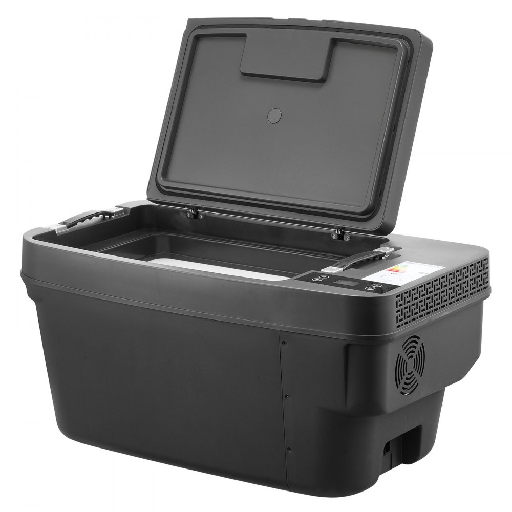 VEVOR Nevera Portátil para Coche 30 L con Compresor, Congelador Eléctrico para Coche Temperatura Ajustable de -22 a 10 °C, 12/24 V CC, Refrigerador para Automóvil Compatible para Tesla Model Y