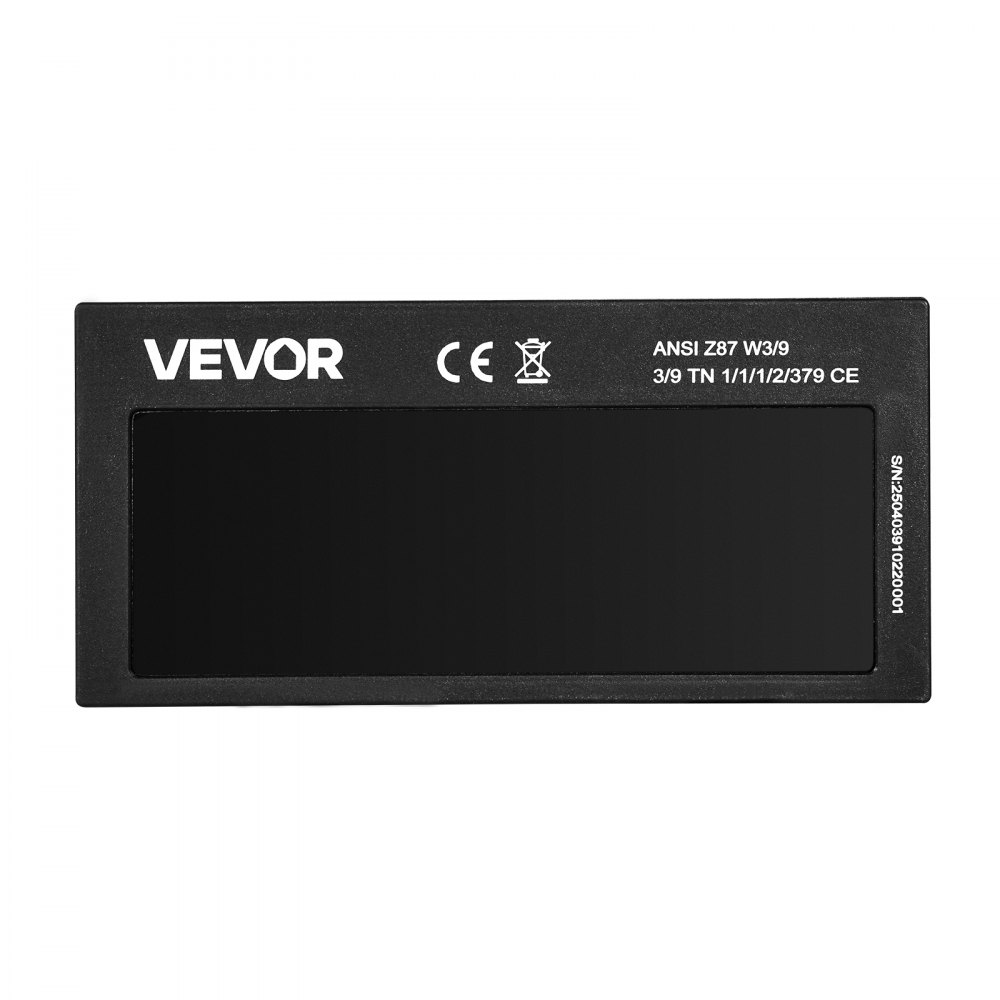 VEVOR Lente de Soldadura de Oscurecimiento Automático de 108 x 51 mm, Tono 11, Color Verdadero, con Sensores de Arco Dobles, Compatible con la Mayoría de Cascos de Soldadura para TIG, MIG, ARC