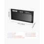 VEVOR Lente de Soldadura de Oscurecimiento Automático de 108 x 51 mm, Tono 11, Color Verdadero, con Sensores de Arco Dobles, Compatible con la Mayoría de Cascos de Soldadura para TIG, MIG, ARC