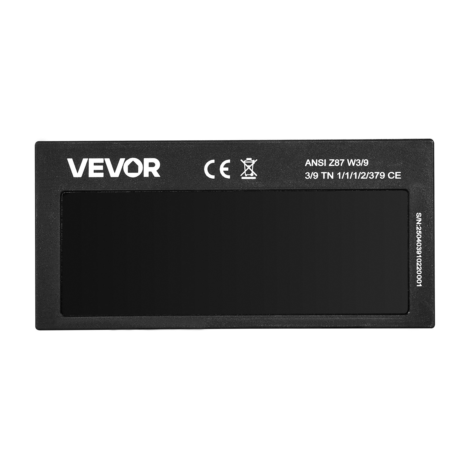 VEVOR Lente de Soldadura de Oscurecimiento Automático de 108 x 51 mm, Tono 11, Color Verdadero, con Sensores de Arco Dobles, Compatible con la Mayoría de Cascos de Soldadura para TIG, MIG, ARC