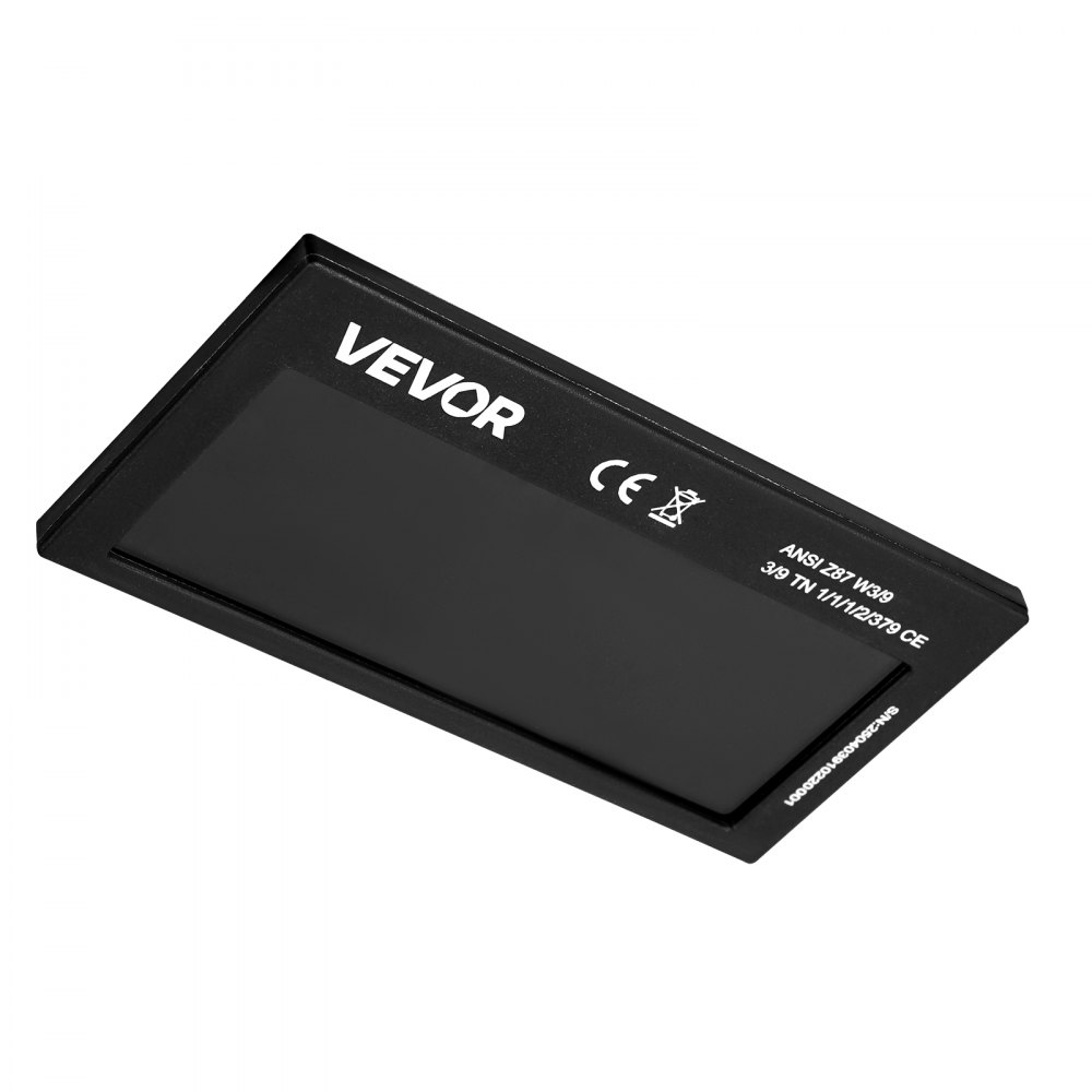 VEVOR Lente de Soldadura de Oscurecimiento Automático de 108 x 51 mm, Tono 10, Color Verdadero, con Sensores de Arco Dobles, Compatible con la Mayoría de Cascos de Soldadura para TIG, MIG, ARC