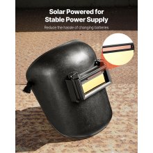 VEVOR Lente de Soldadura de Oscurecimiento Automático de 108 x 51 mm, Tono 5-13 Ajustable, Color Verdadero, con Sensores de Arco Dobles, para la Mayoría de Cascos de Soldadura para TIG, MIG, ARC
