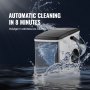 VEVOR Maquina De Hielo Fabricador de Hielo Portátil 12 kg/24 horas 9 Cubitos de Hielo en 7 Minutos Fabricador de Hielo de Calidad Alimentaria