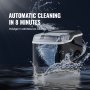 VEVOR Maquina De Hielo Fabricador de Hielo Portátil para Encimera 12kg/24h 9 Cubitos de Hielo en 7 Minutos Fabricador de Hielo de Calidad Alimentaria