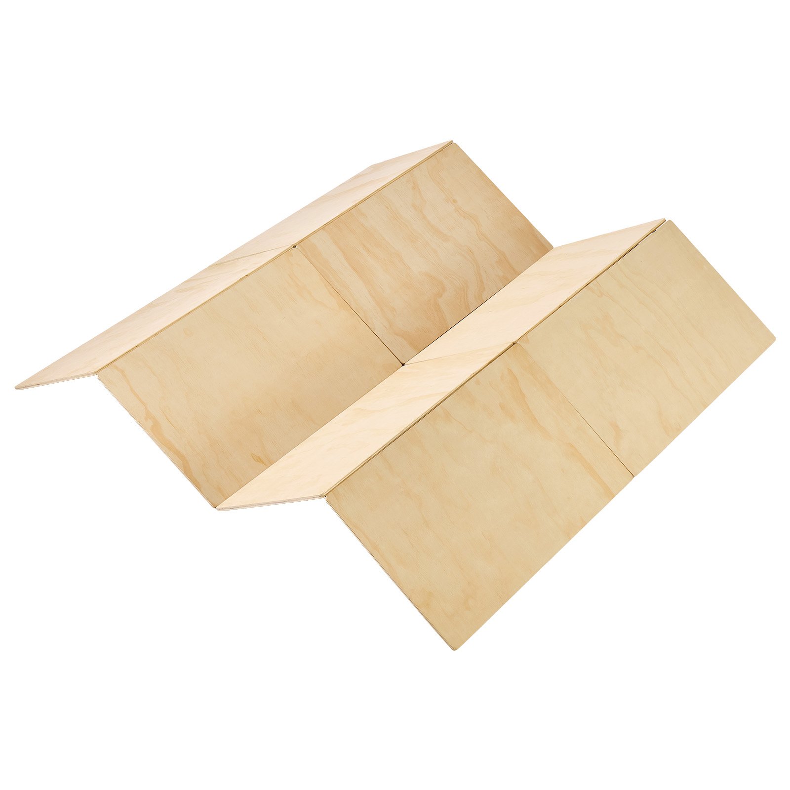 VEVOR Tabla de Cama Plegable, Tamaño de 195 x 178 cm, Soporte para Colchón, con Cintas de Nailon, Material de Madera Contrachapada, Protección de Bordes Redondeados, Somier Plegable para Camas Sofás