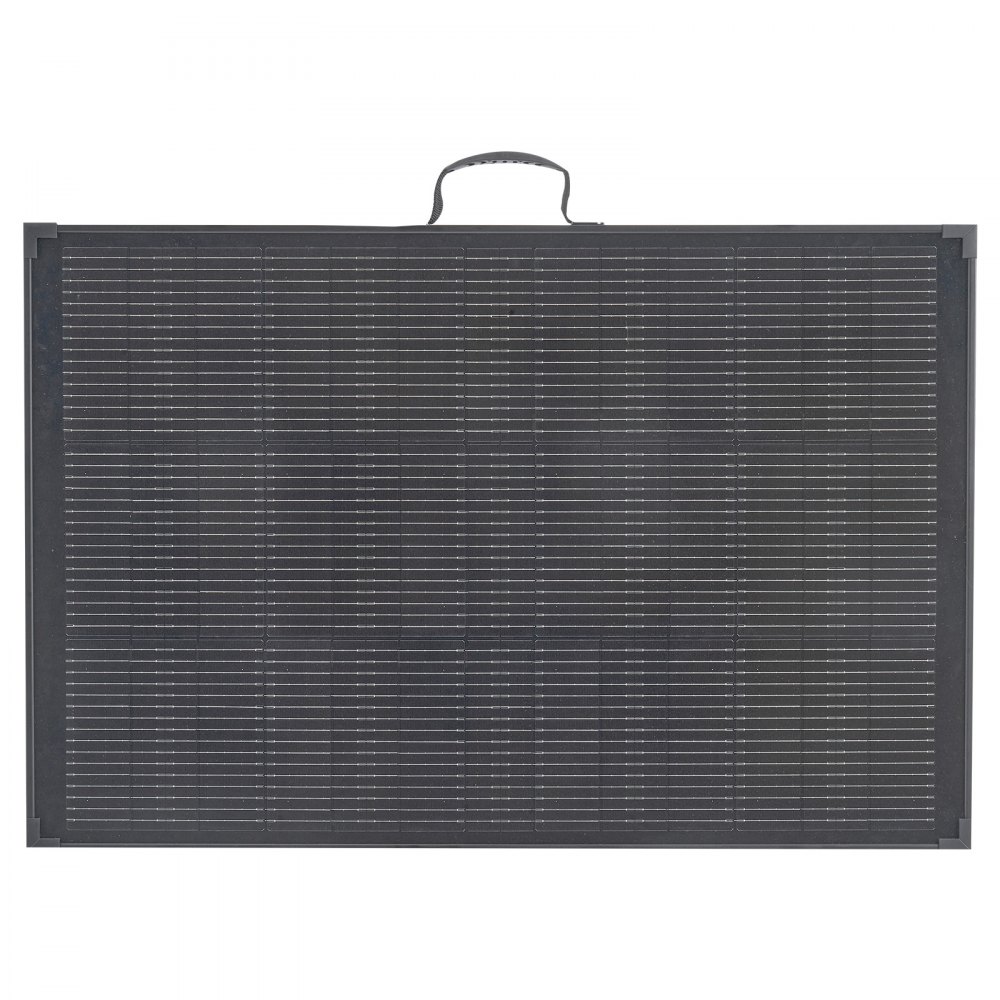 VEVOR Panel Solar Portátil 200W, Placa Fotovoltaica Plegable con Marco, Eficiencia hasta 23%, con Control y Salida MC4, IP67 Impermeable, Cargador Solar para Acampadas Autocaravanas Senderismo Viajes