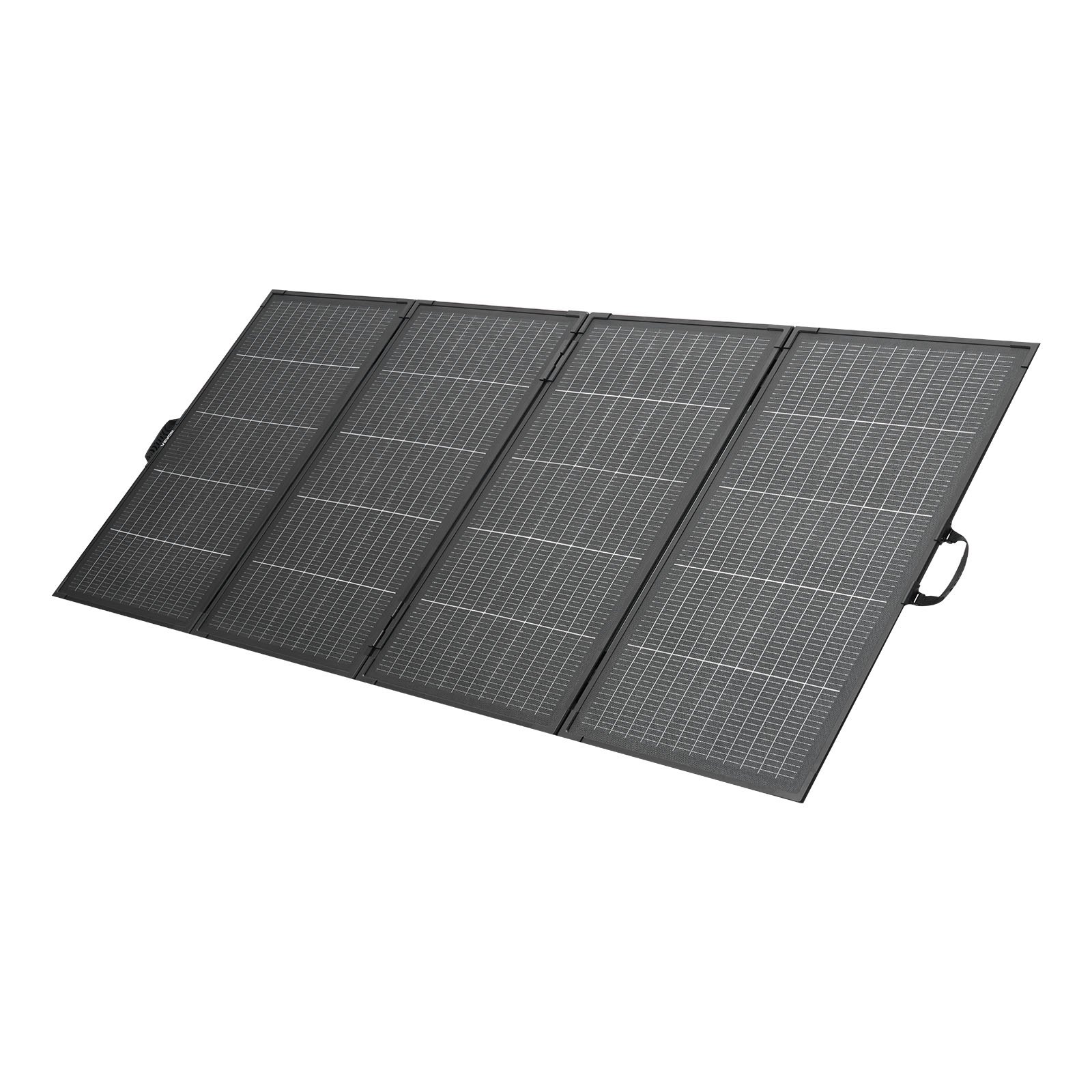 VEVOR Placa Solar Plegable 400W, Panel Solar Portátil con Marco, con Salida MC4 Cable y Adaptador de Conector, IP67 Impermeable, Compatible con Estaciones de Energía Acampadas Autocaravanas Viajes
