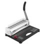 VEVOR binding machine, comb binding machine, 21-hole binding, 450 sheets, bookbinding machine with 100 3/8 inch comb binding spines, for letter size, A4, A5