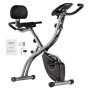 VEVOR Bicicleta Estática Plegable Fitness Vertical Interior 615 x 515 x 1280 mm