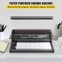 VEVOR Máquina de Encuadernación de Bobina Manual de 34 Agujeros, Máquina de Encuadernación de Libro TD-130, 3 : 1 Bobina en Espiral Perforadora de Papel Carpeta de Perforación para A4, 4 x 4 mm