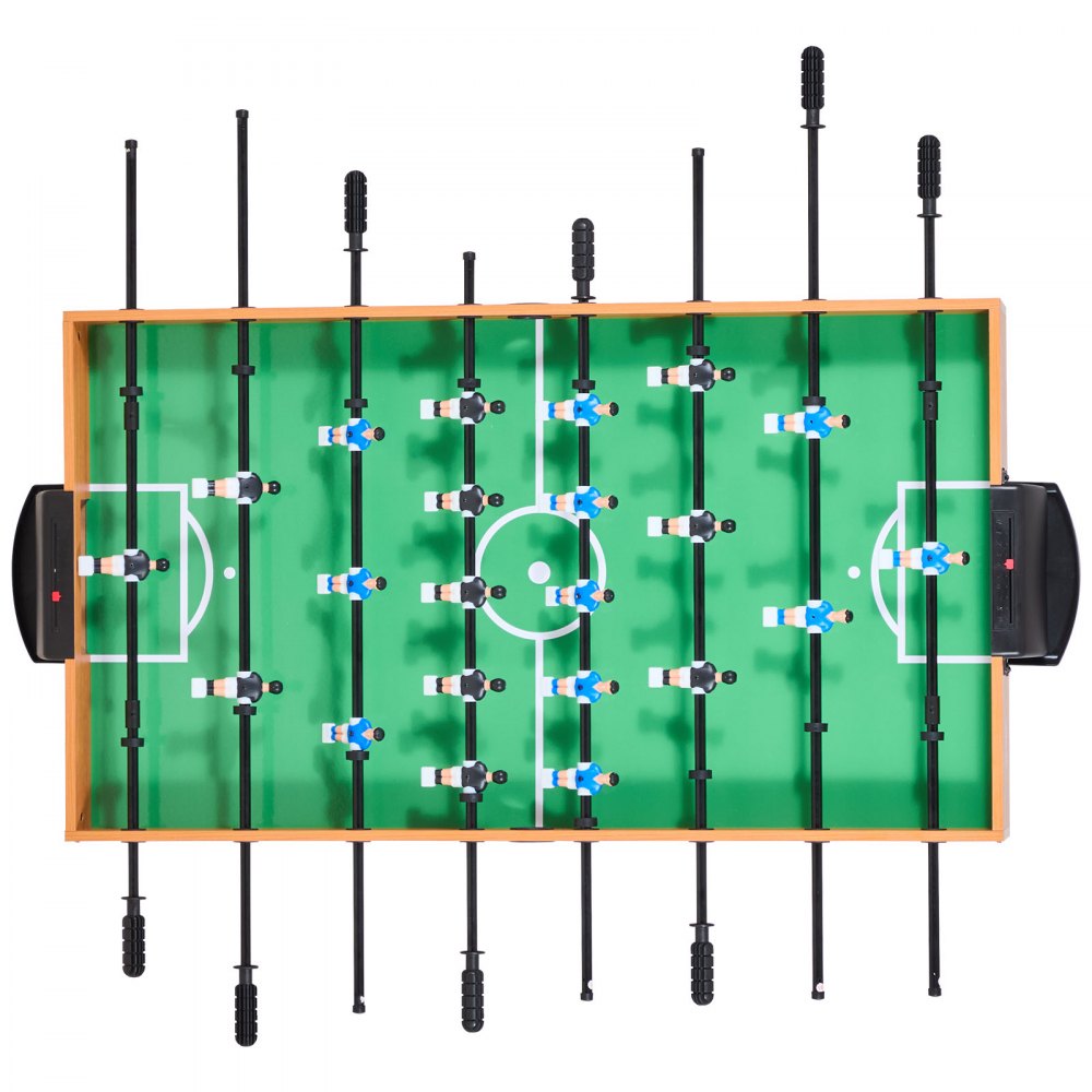 VEVOR Mesa de Futbolín Plegable, Tamaño Estándar, Ideal para Interiores, Hogar, Familia y Sala de Juegos, Juego de Fútbol Resistente, Incluye 2 Pelotas, 1065 x 605 x 810 mm, para 2 a 4 Jugadores