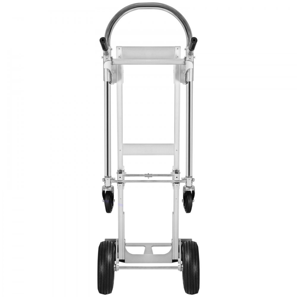 Carretilla De Mano De Aluminio 2 En 1 Plataforma De Transporte Plegable 350kg