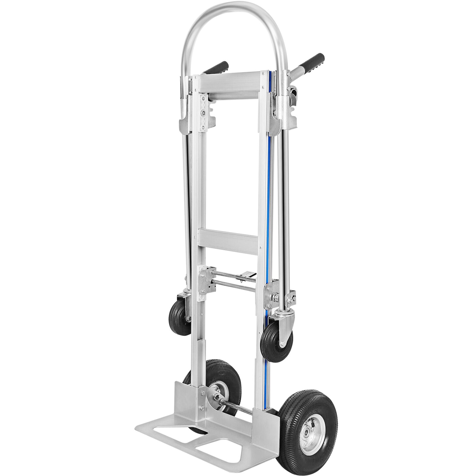 Carretilla De Mano De Aluminio 2 En 1 Plataforma De Transporte Plegable 350kg